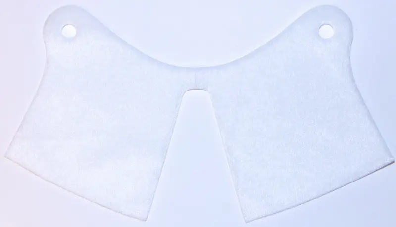 White Cloth Skirt with 2 Holes, Split, Large Buildable Figures