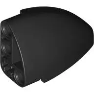 SHELL 3X5X2, W/ CROSS HOLE, LEFT