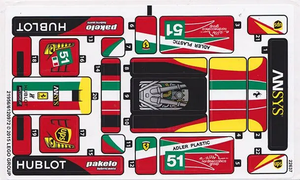 Sticker Sheet for Set 75908 - International Version - (21956/6120972)