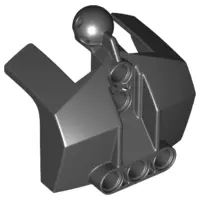 Black Large Figure Chest Armor with Holes and Ball Joint