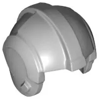 Light Bluish Gray Minifigure, Headgear Helmet SW Rebel Pilot, Plain