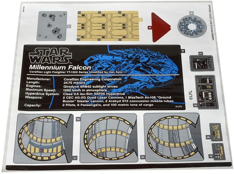 Sticker Sheet for Set 75192 - (34499/6195703)