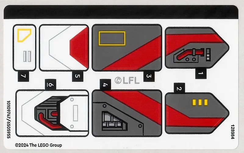 Sticker Sheet for Set 75388 - (10109747/6505955)