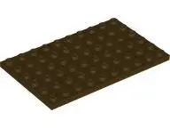 Brown Plate 6 x 10