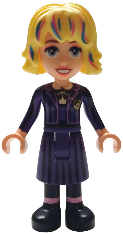 Sinclair - Black and Dark Purple Nevermore Academy Uniform
