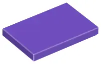 Dark Purple Tile 2 x 3
