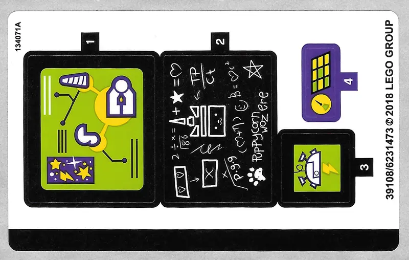 Sticker Sheet for Set 41454 - (39108/6231473)