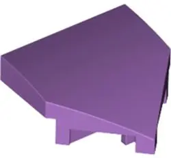 Medium Lavender Wedge 2 x 2 x 2/3 Pointed