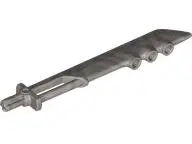 Flat Silver Large Figure Weapon, Blade with 3 Bar Holders and Axle