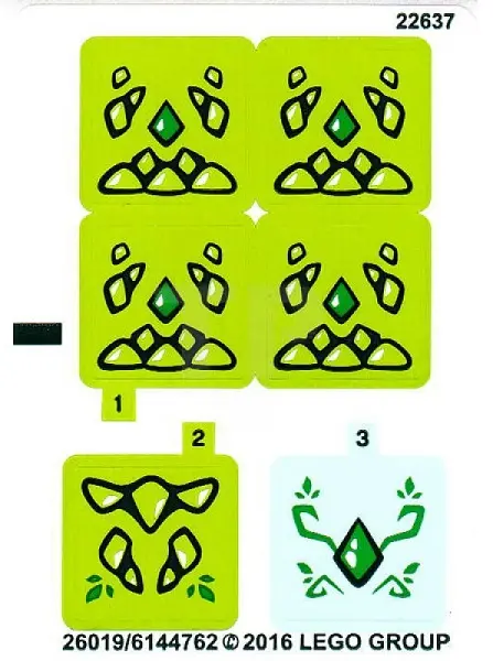 Sticker Sheet for Set 41176, Sheet 1 - International Version - (26019/6144762)