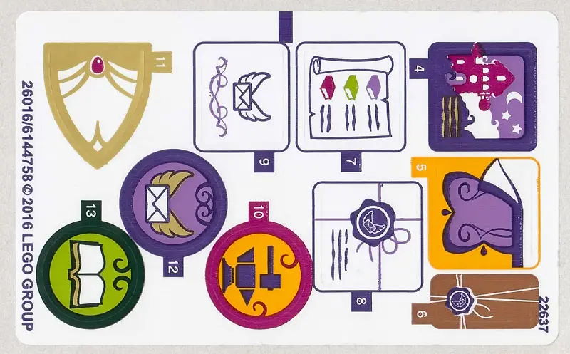 Sticker Sheet for Set 41176, Sheet 2 - International Version - (26016/6144758)