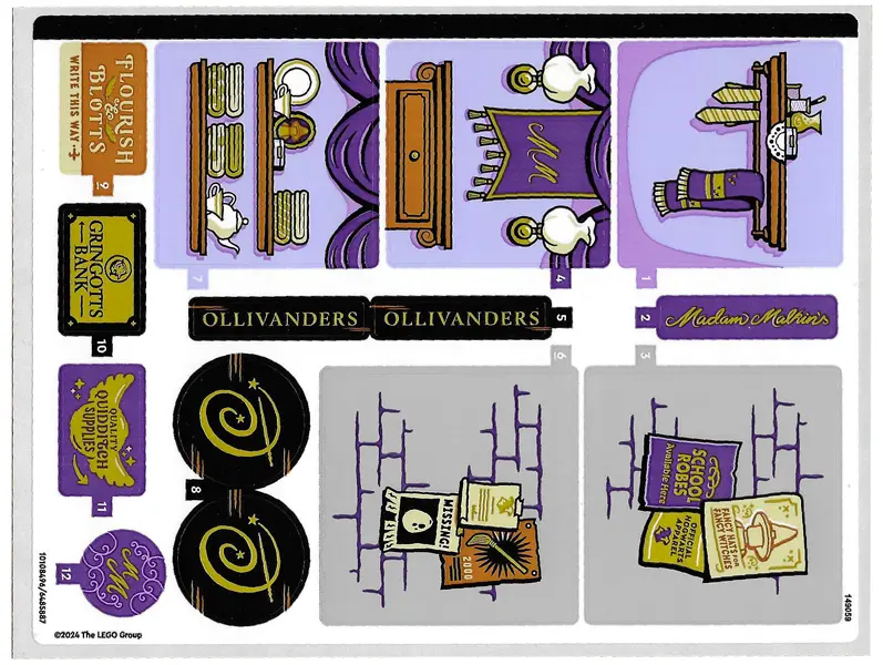 Sticker Sheet for Set 76439 - (10108496/6485887)