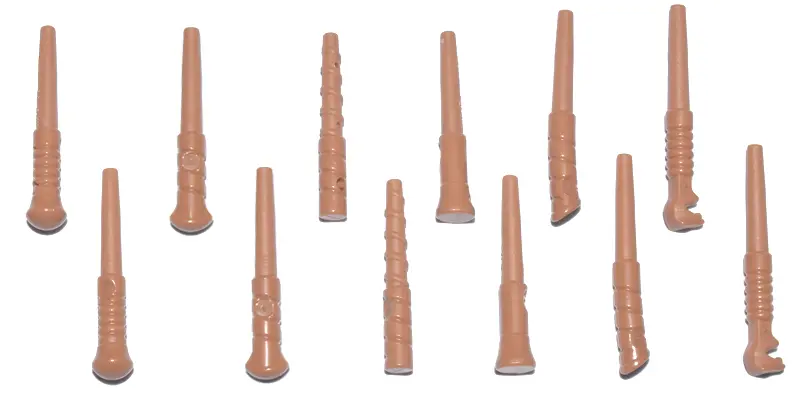 Medium Nougat Minifigure, Utensil Wand, 12 in Bag (Multipack)