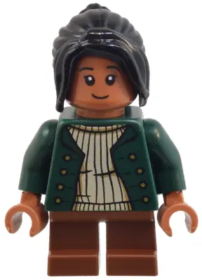 Padma Patil - Dark Green Jacket, Reddish Brown Short Legs