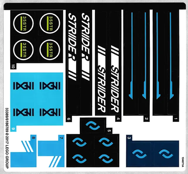 Sticker Sheet for Set 70611 - (33389/6186789)