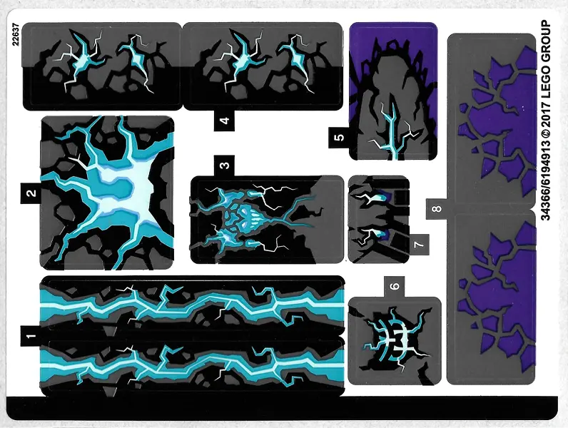 Sticker Sheet for Set 70356 - (34366/6194913)