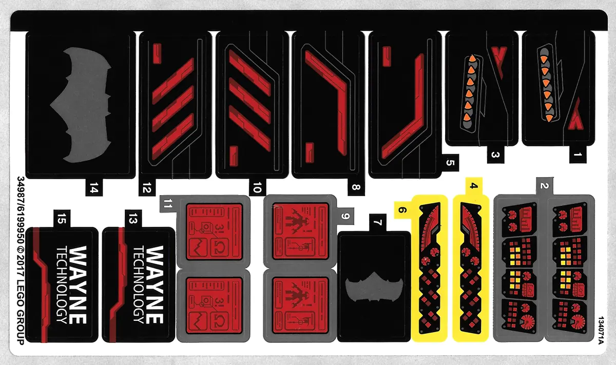 Sticker Sheet for Set 76087 - (34987/6199950)