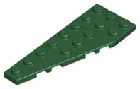 Dark Green Wedge, Plate 8 x 3 Pentagonal Left