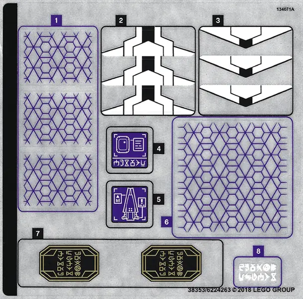 Sticker Sheet for Set 76103 - (38353/6224263)