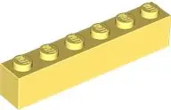 Light Yellow Brick 1 x 6