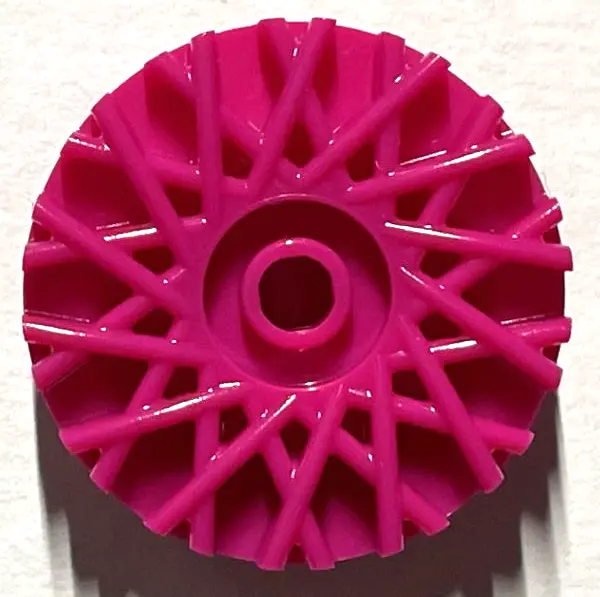 Magenta Wheel Cover 28 Spoke - 18mm D. - for Wheel 56145