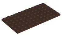 Dark Brown Plate 6 x 12