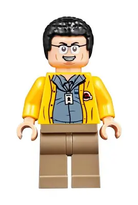 Dennis Nedry - Jurassic Park Logo on Back