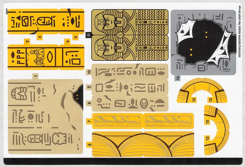 Sticker Sheet for Set 77013 - (10075764/6332993)
