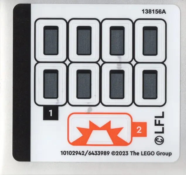 Sticker Sheet for Set 75350 - (10102942/6433989)