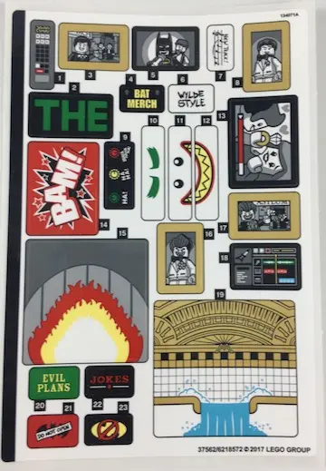 Sticker Sheet for Set 70922, Sheet 1 - (37562/6218572)