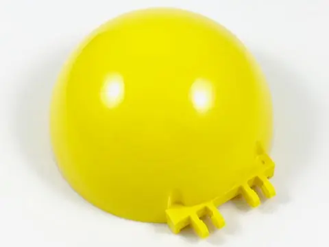 Yellow Windscreen 8 x 8 x 3 Canopy Dome Half Sphere with Dual 2 Fingers