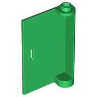 Green Door 1 x 3 x 4 Left - Open Between Top and Bottom Hinge
