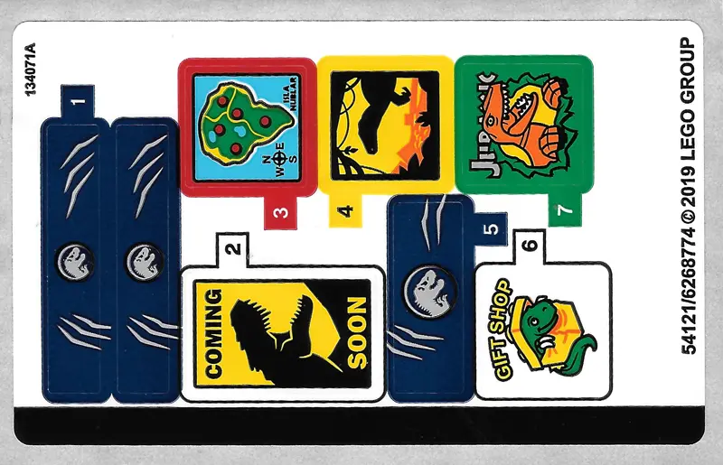 Sticker Sheet for Set 75934 - (54121/6268774)