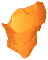 Orange Large Figure Torso