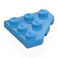 CORNER PLATE 45 DEG. 3X3