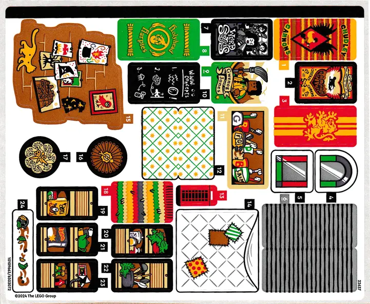 Sticker Sheet for Set 76437, Sheet 1 - (10109663/6503072)