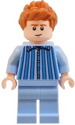 Percy Weasley - Bright Light Blue Striped Pajamas