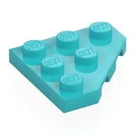 CORNER PLATE 45 DEG. 3X3