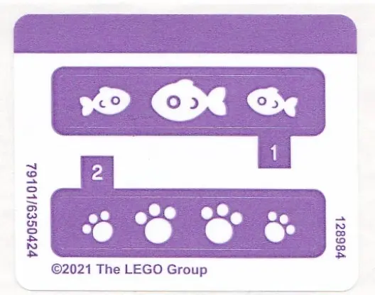 Sticker Sheet for Set 40480 - (79101/6350424)