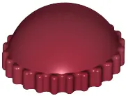 Dark Red Minifigure, Headgear Cap, Knit