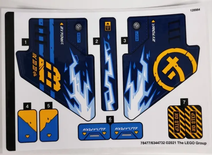 Sticker Sheet for Set 71752 - (78477/6344732)