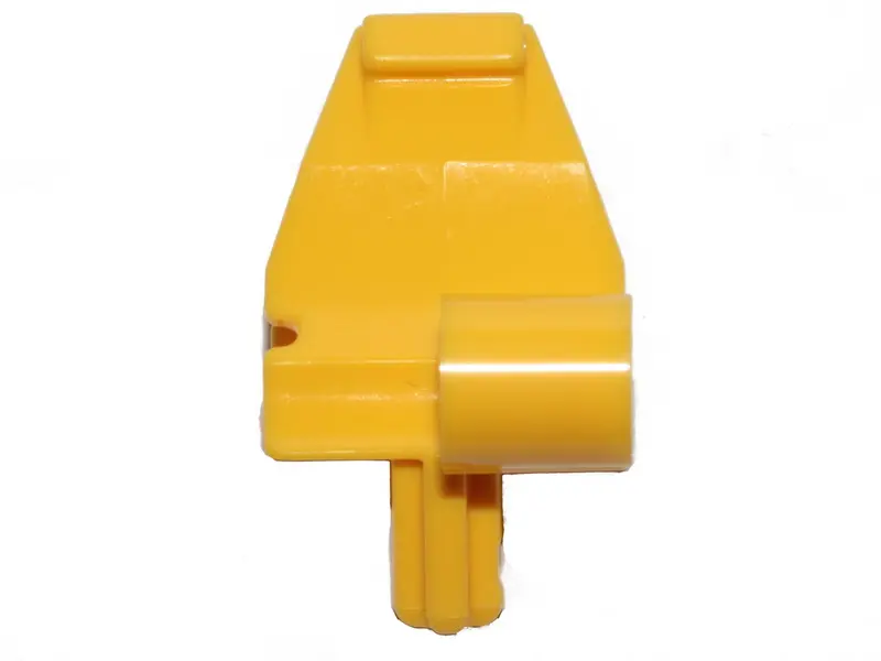 Yellow Crane Grab Jaw with Axle and Pin Hole