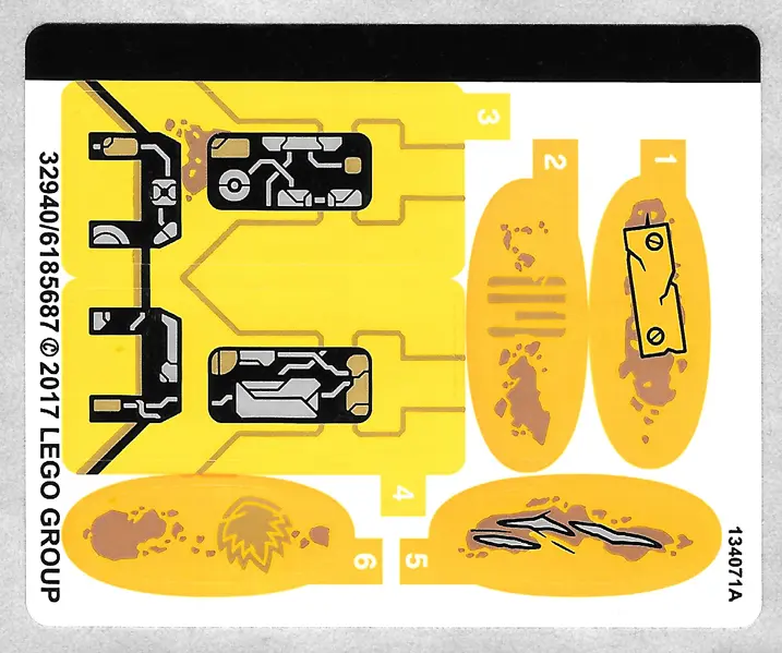 Sticker Sheet for Set 76080 - (32940/6185687)