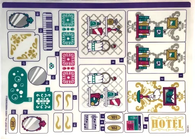 Sticker Sheet for Set 41684 - (77538/6338094)