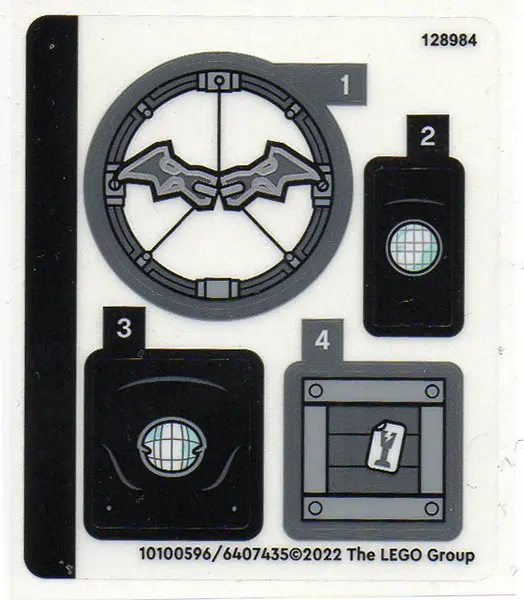 Sticker Sheet for Set 76179 - International Version - (10100596/6407435)