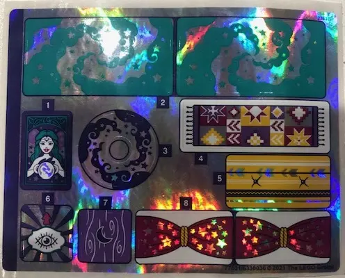 Sticker Sheet for Set 41688, Iridescent Mirrored - (77531/6338036)