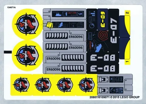 Sticker Sheet for Set 60096 - (20807/6109071)