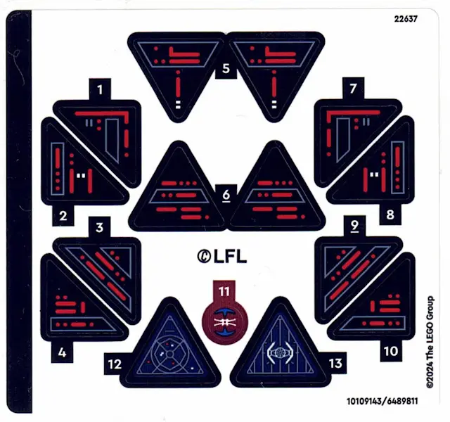 Sticker Sheet for Set 75382 - (10109143/6489811)