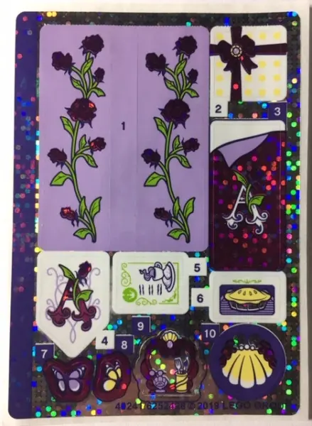 Sticker Sheet for Set 41162, Holographic Mirrored - (49241/6252428)