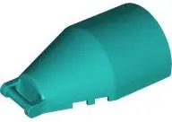 Dark Turquoise Windscreen 6 x 4 x 2 Round with Bar Handle